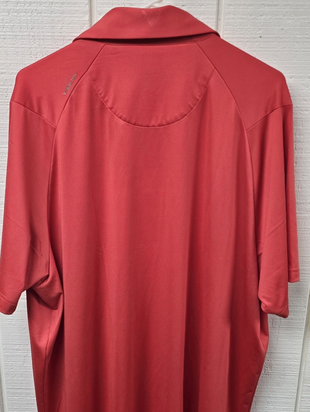 Callaway Opti‑Dry Swing Tech Golf Polo – Red – Men’s XL NWT – Moisture Wicking - Picture 3 of 7